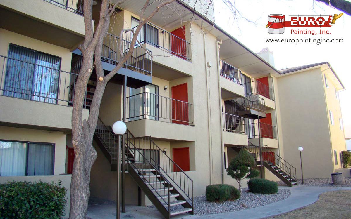 Exterior Apartment Complex Painting